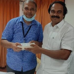 With Mr. Mano Thangaraj - Minister of Milk and Dairy Development of Tamilnadu
