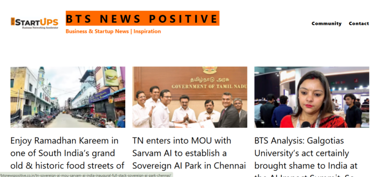 Stories section of BTS permanently moved to www.btsnewspositive.co.in BTS News Positive website